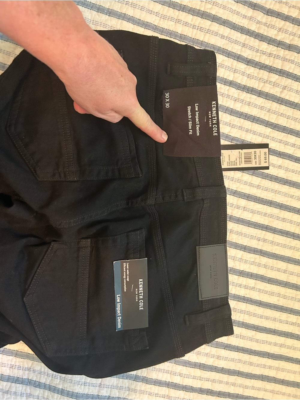 Kenneth Cole Slim Jeans - Black